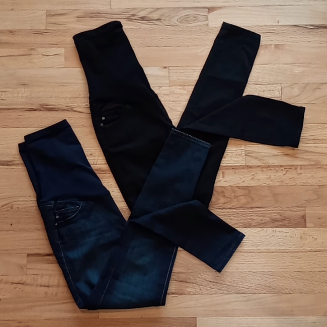 Bundle Of Ag Materinity Skinny Stretch Jeans Full Panel Maternity Jeans